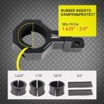 Adjustable Roll Bar Clamps for UTV/ATV (2 Pack)