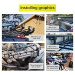 Adjustable Roll Bar Clamps for UTV/ATV (2 Pack)