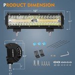 EverBrite 12" 300W LED Light Bar with 6 Modes