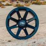 RockTrix 15" Matte Black ATV Wheels Set
