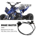 Aynaxcol Rear Hydraulic Brake Assembly for ATVs