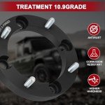 1-Inch ATV Wheel Spacers for Polaris Ranger/RZR
