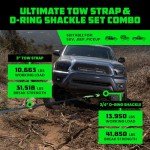 Rhino USA Heavy-Duty Off-Road Recovery Gear Combo