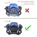 Blue Rear Hydraulic Disc Brake Caliper System for ATVs