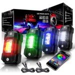 Vosuid R4 Bluetooth RGBW LED Rock Lights Kit