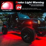 Vosuid R4 Bluetooth RGBW LED Rock Lights Kit