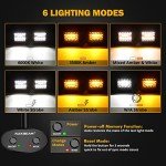 Auxbeam 4" LED Pod Lights with Wiring Kit