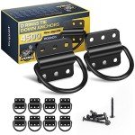 10 Pack Heavy Duty D-Ring Tie Down Anchors