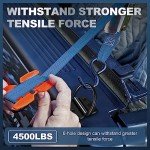 10 Pack Heavy Duty D-Ring Tie Down Anchors