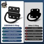 10 Pack Heavy Duty D-Ring Tie Down Anchors