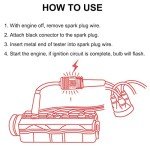 2-Pack Inline Spark Plug Tester for Engines