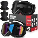 OTG Dustproof UV400 ATV Motorcycle Goggles - Grey