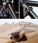 Adjustable Aluminum Whip Flag Mount for ATVs