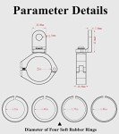 Adjustable Aluminum Whip Flag Mount for ATVs