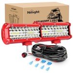 Nilight 6.5 Inch LED Light Bar Combo Kit