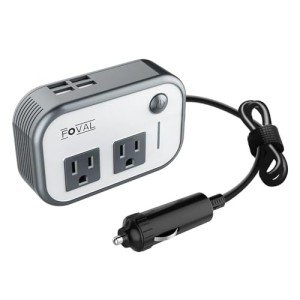 FOVAL 200W Car Power Inverter with USB Ports