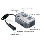 FOVAL 200W Car Power Inverter with USB Ports