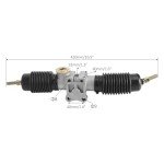 Go Kart Steering Kit with Rack and Pinion