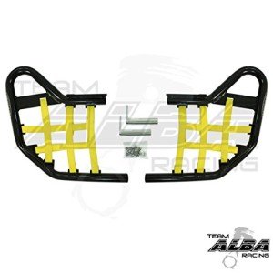 Black Nerf Bars with Yellow Net for Yamaha Raptor 250/125