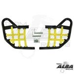Black Nerf Bars with Yellow Net for Yamaha Raptor 250/125