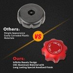 Polaris RZR CNC Aluminum Fuel Gas Cap (Red)