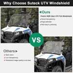 Clear Front Windshield for Polaris RZR Models