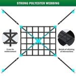 Heavy-Duty Cargo Net for Pickup Truck Bed