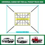Heavy-Duty Cargo Net for Pickup Truck Bed
