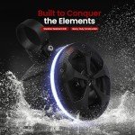 Pyle Waterproof 4-Inch Amplified ATV Speaker System