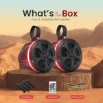 Pyle Waterproof 4-Inch Amplified ATV Speaker System