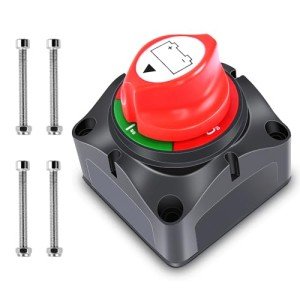 Nilight Waterproof Heavy Duty Battery Switch 12-48V