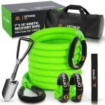30ft Kinetic Recovery Rope with Tow Strap Kit