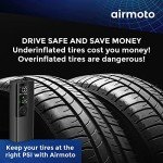 Airmoto Portable Tire Inflator with Pressure Gauge