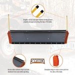 UTV Snow Plow System with Adjustable Steel Blade