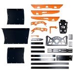 UTV Snow Plow System with Adjustable Steel Blade