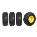 4PCS 145/70-6 ATV Go Kart Tires with Rims