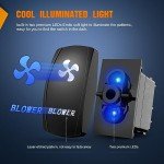 Nilight LED Rocker Switch for ATVs and More