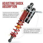 Adjustable Front Air Shock Absorbers for Yamaha ATV