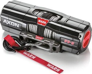 WARN 101150 AXON 55-S Winch with Synthetic Rope
