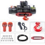 RUGCEL 13500lb Waterproof Electric ATV Winch