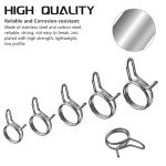 250 PCS Fuel Line Hose Spring Clip Set