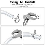 250 PCS Fuel Line Hose Spring Clip Set