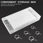 250 PCS Fuel Line Hose Spring Clip Set