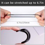 10-Pack Rubber Snubber Straps for ATV Racks