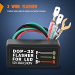 Nilight ATV Turn Signal Switch Kit with Relay