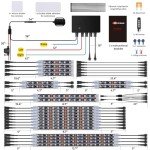 22-Piece RGB LED Underglow Kit for ATVs