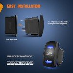 Nilight ATV Turn Signal Switch Kit with Relay