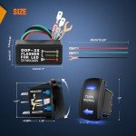 Nilight ATV Turn Signal Switch Kit with Relay