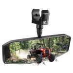Adjustable UTV Rear View Mirror for Roll Cages