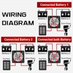 Nilight Waterproof Battery Switch for ATV and Marine